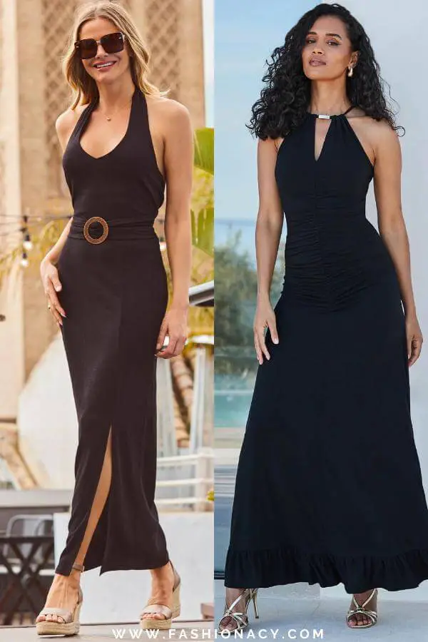 Black Summer Dress Outfit Classy