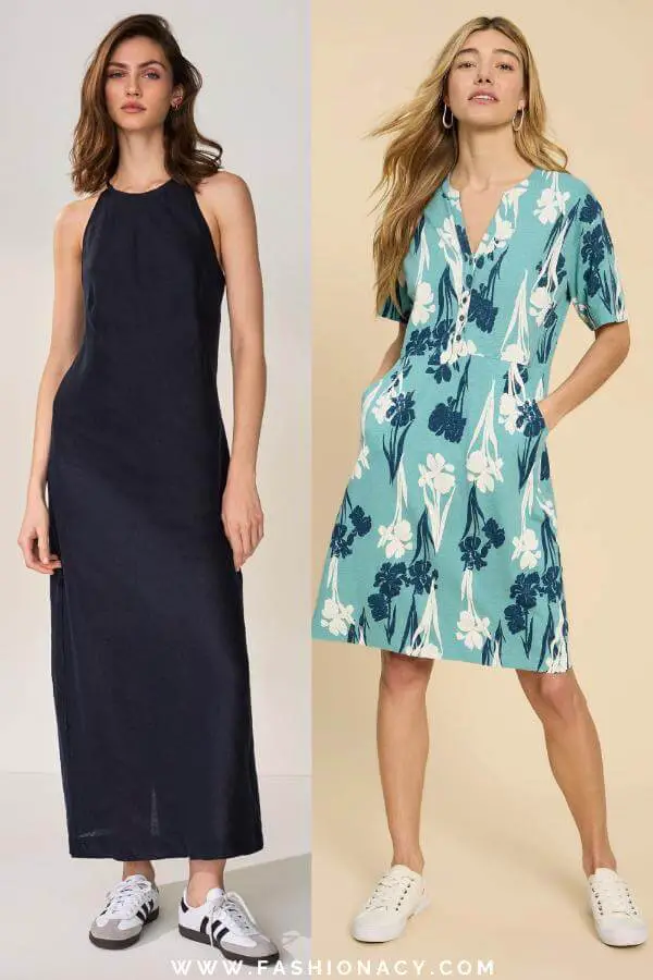 Casual Summer Dresses With Sneakers