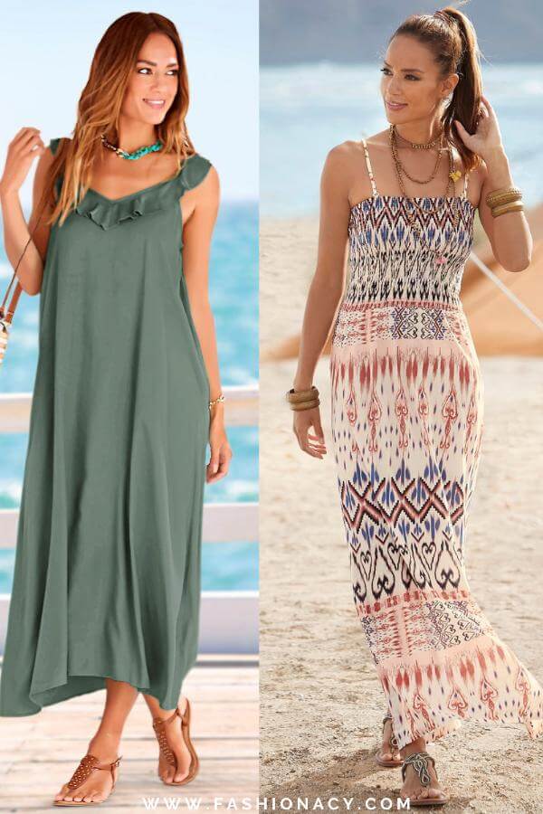 Long Summer Dresses Maxi Casual