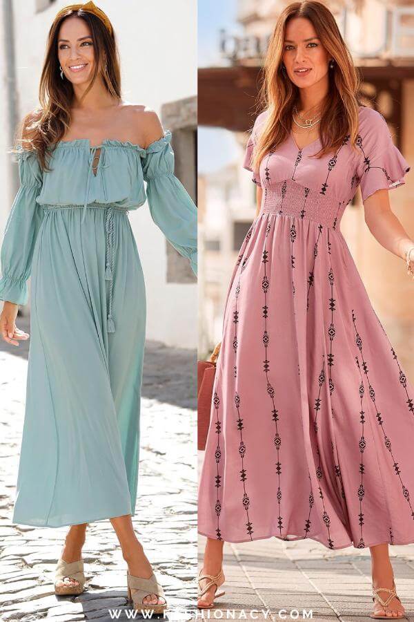 Long Summer Dresses With Sleeves