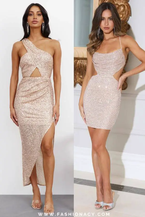 Rose Gold Summer Dresses