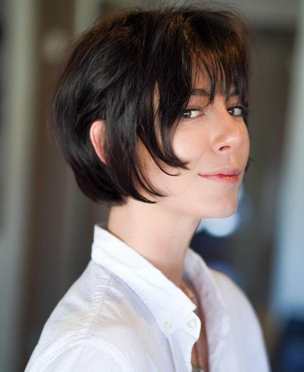 Short French Bob With Fringe