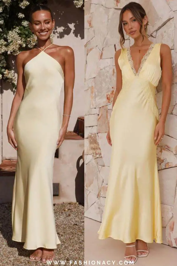 Yellow Evening Dresses