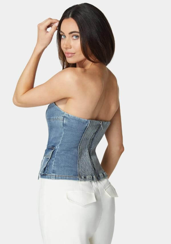 Denim Top Outfit Summer
