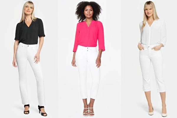 How to Style White Jeans Women