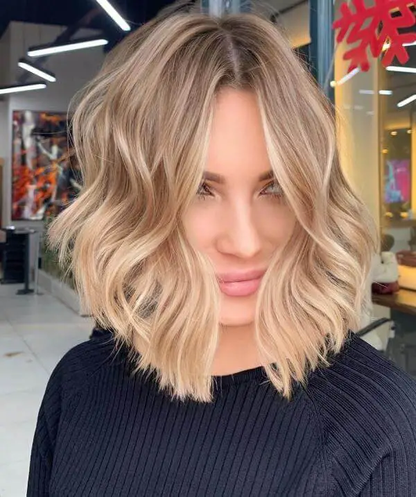 Low Lights For Blonde Hair Medium Length