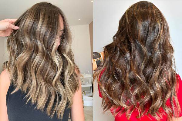Ribbon Highlights Hairstyles