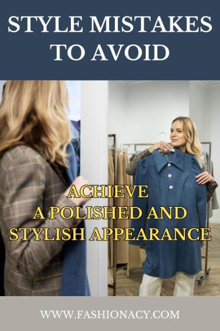 Style Mistakes to Avoid