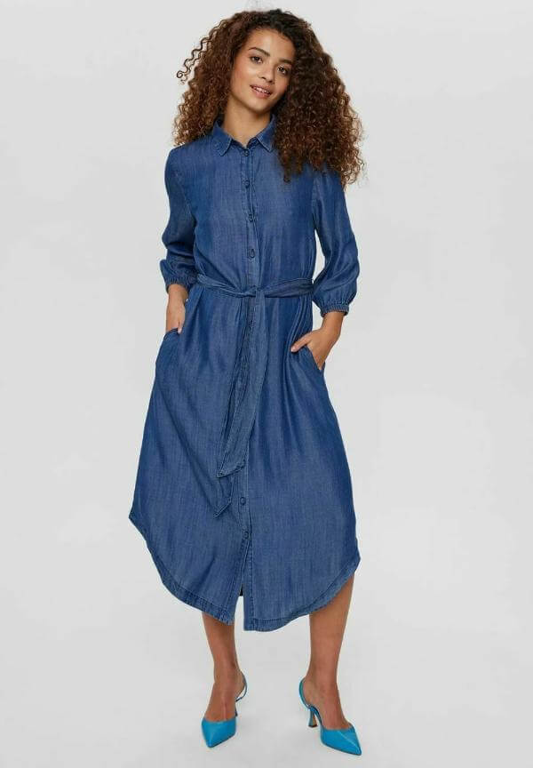 Denim Dress Outfit