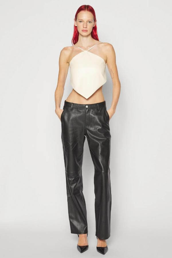 Leather Pants Outfit Going Out