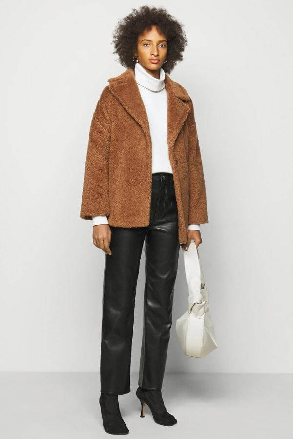 Leather Pants Outfit Winter