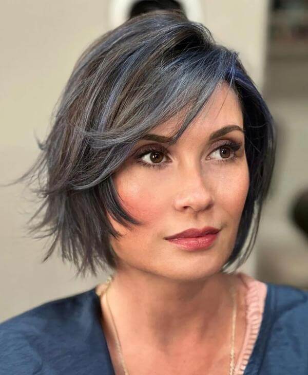 Messy Short Hairstyle Women