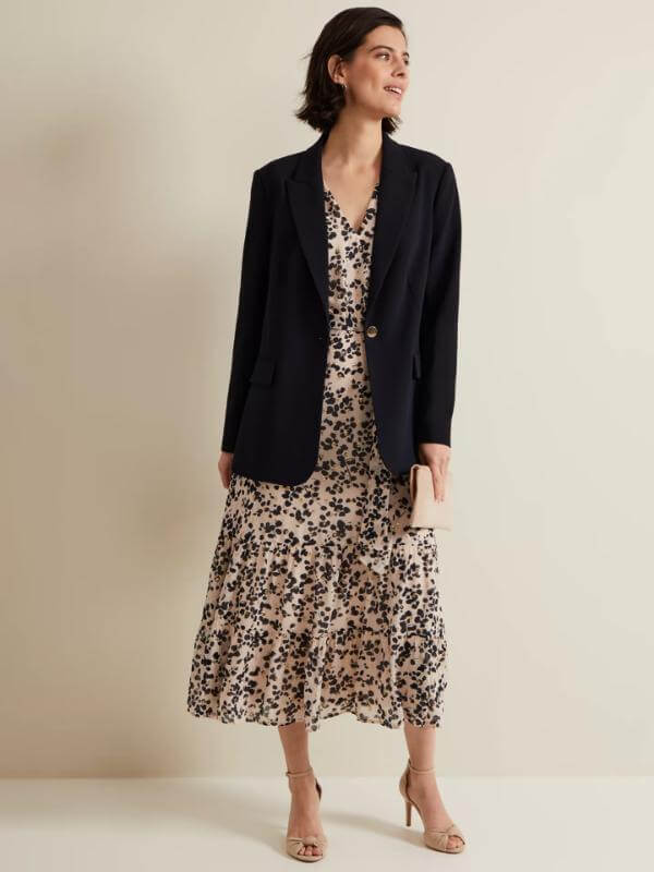 Navy Blazer With Dress