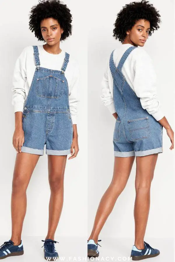 Overalls Outfit Short