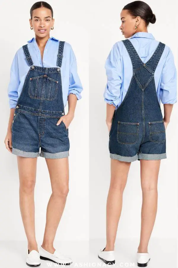 Overalls Shorts Outfit