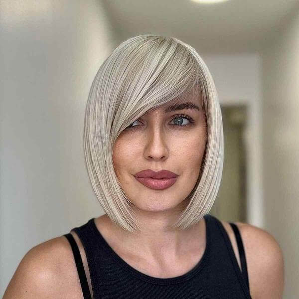 How to Cut Side Swept Bangs