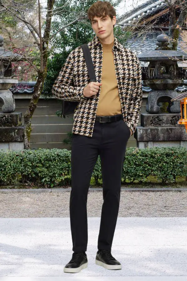 Black Pants Men Outfit Street Style
