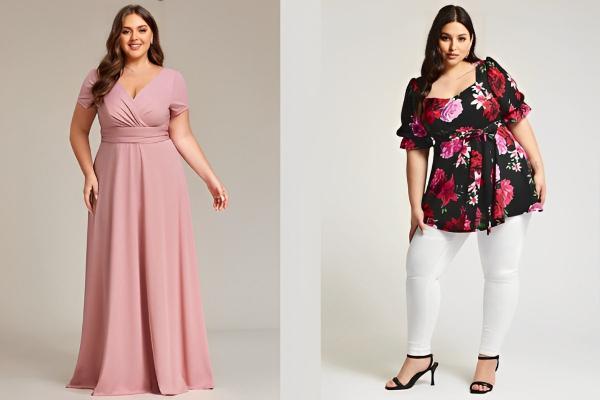 Flattering Outfits For Big Stomach Women