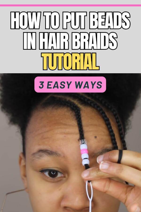 How to Put Beads in Hair Braids Tutorial