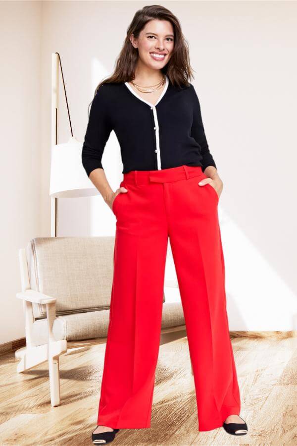 Red Pants Business Casual Outfit