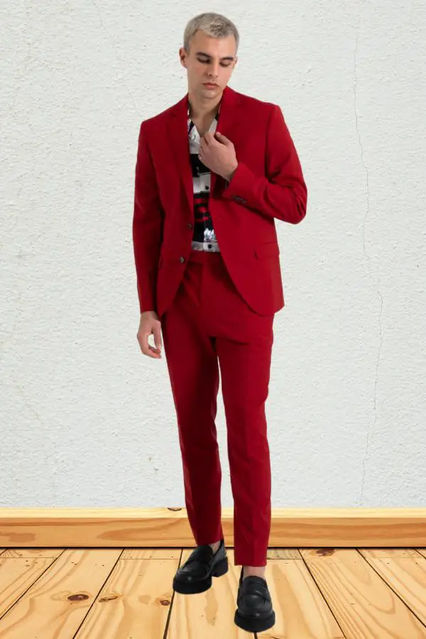 Red Pants Men Outfit Classy