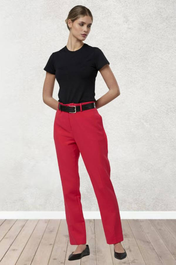 Red Pants Outfit Aesthetic