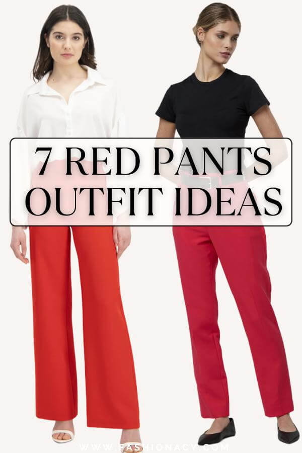 Red Pants Outfit Ideas