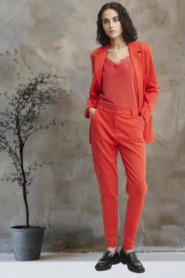 Red Pants With Blazer