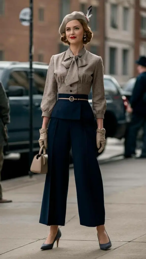 Retro 1940s Fashion Women