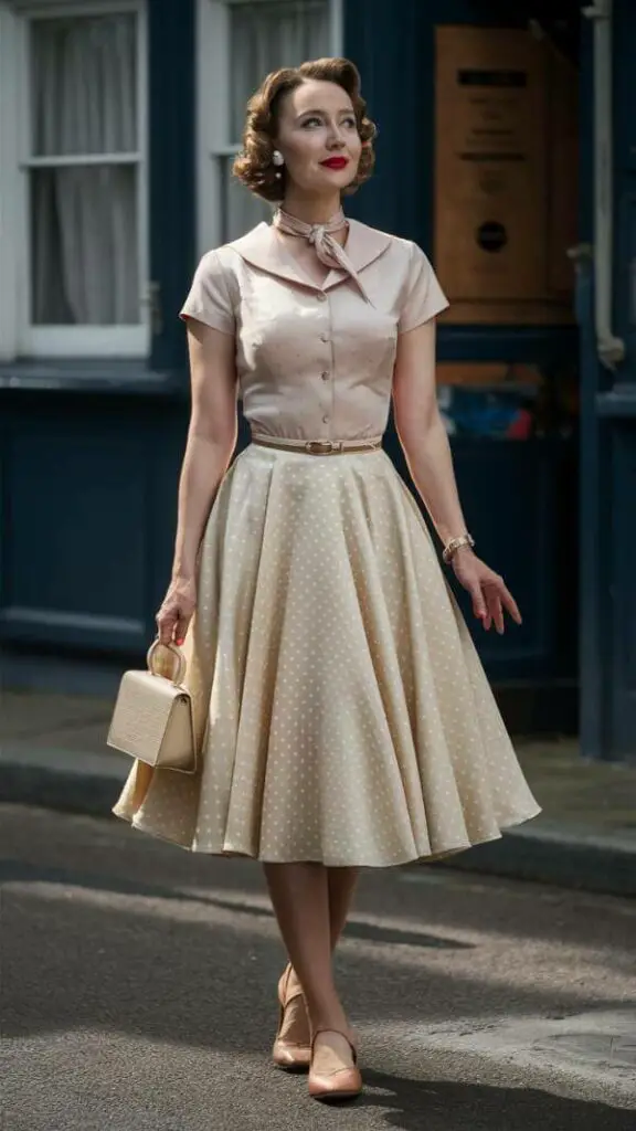 Retro 1950s Fashion Women Aesthetic