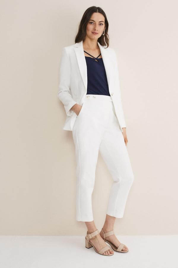 White Blazer Ideas Women