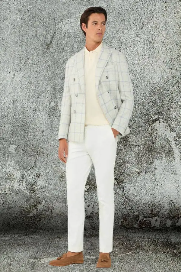 White Pants Men Formal