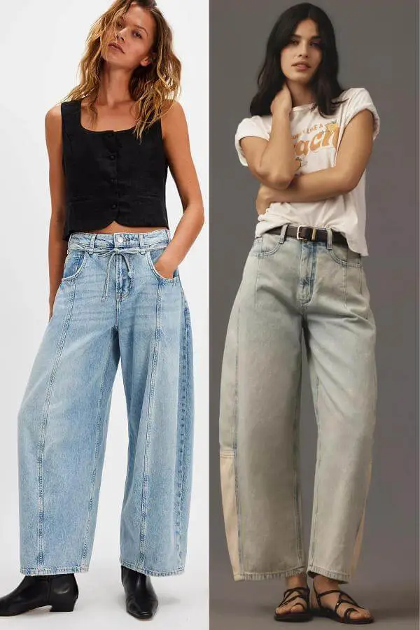 Barrel Jeans Outfit