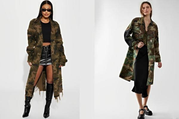 Camo Coat Outfits