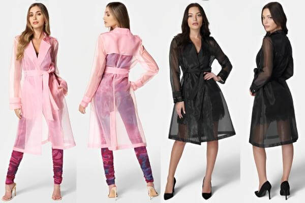Organza Trench Coat Outfit