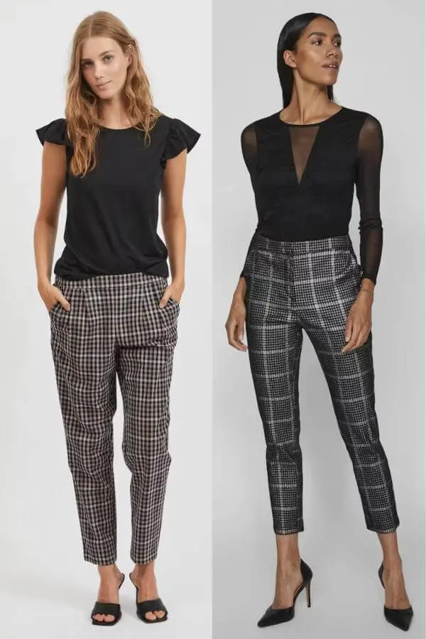 Plaid Pants Outfit Summer