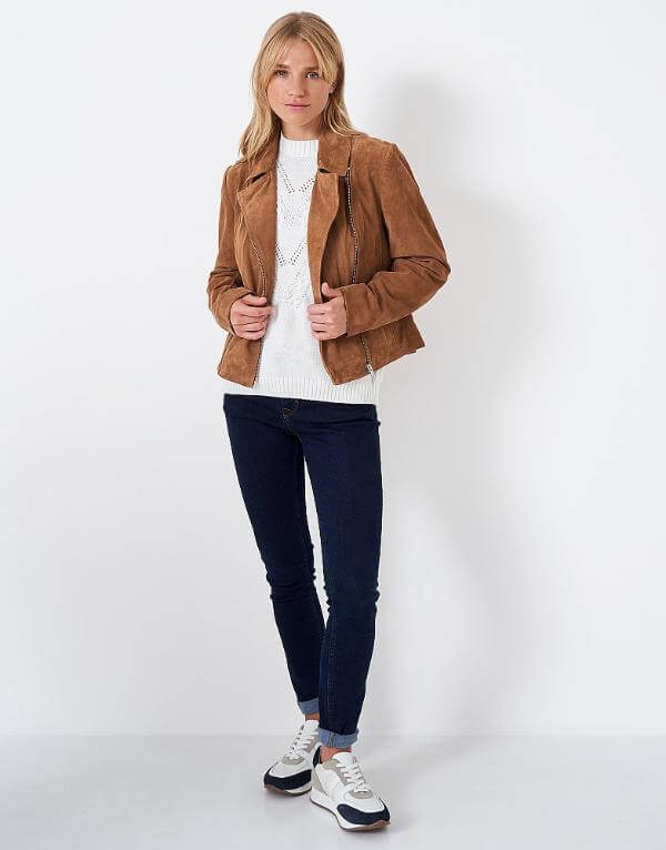 Suede Jacket With Jeans