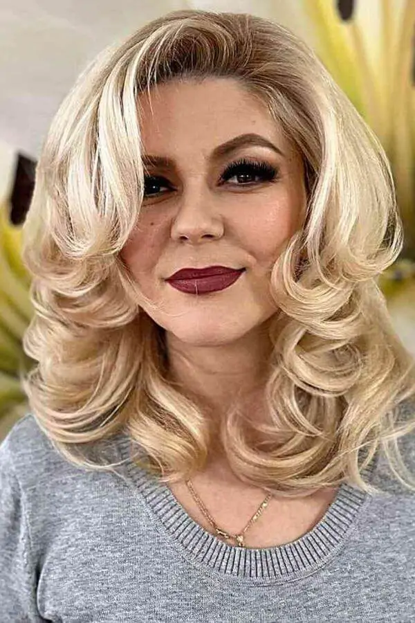 Very Layered Medium Hair Over 50