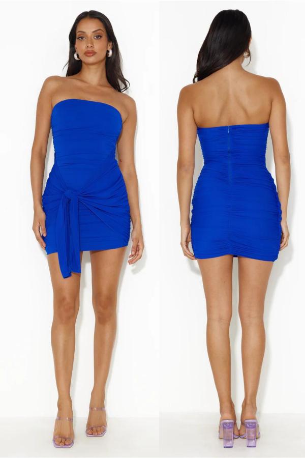 Blue Hoco Dress