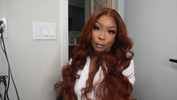 Brown Cinnamon Hair Color on Black Women