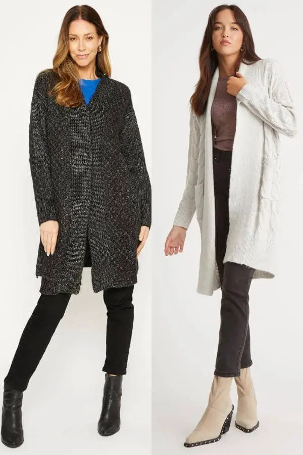 Coatigan Outfit Winter