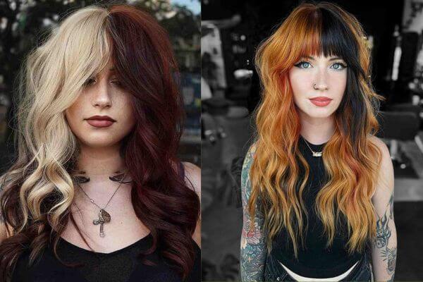 Color Block Hair Ideas