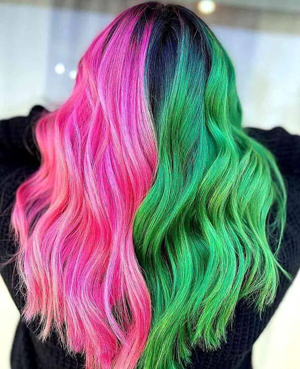 Color Block Hair