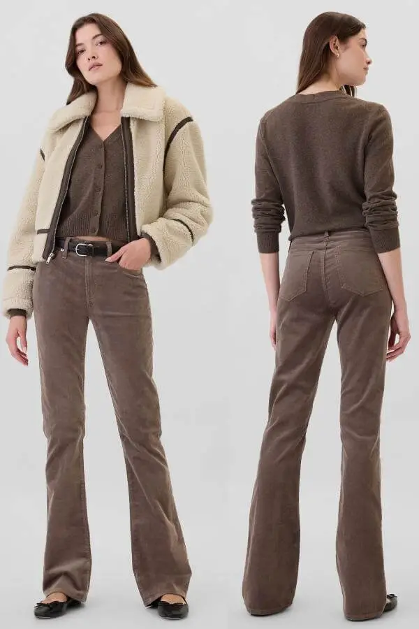 Corduroy Pants Outfit Winter