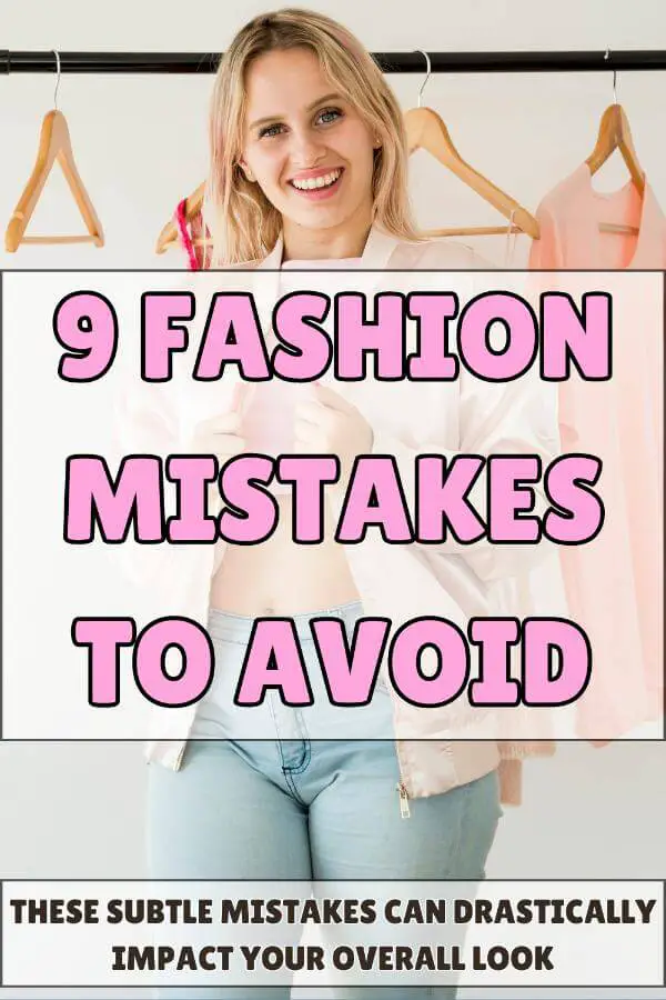 Fashion Mistakes to Avoid Women