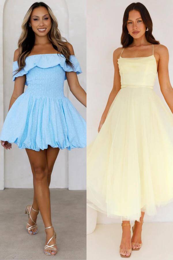 Flowy Hoco Dresses