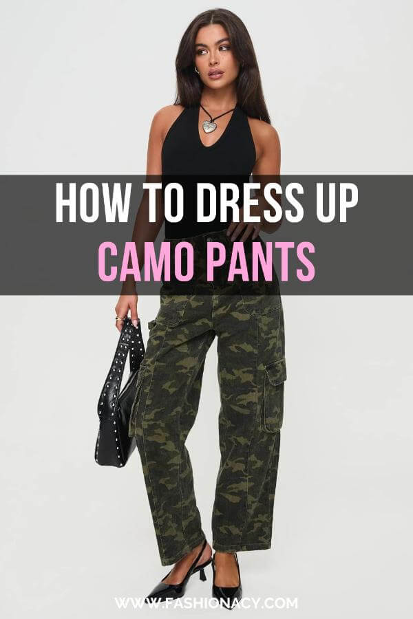 How to Dress Up Camo Pants