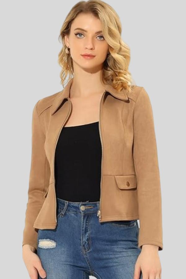 How to Style Brown Suede Jacket