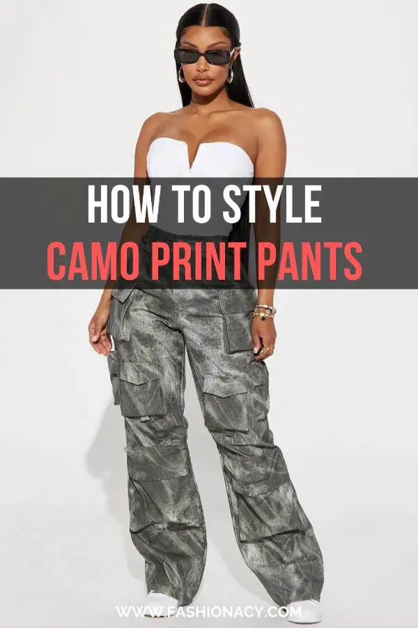 How to Style Camo Print Pants