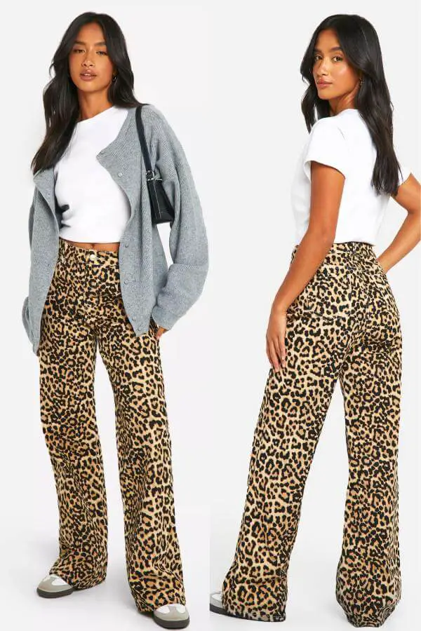 Leopard Print Jeans Outfit